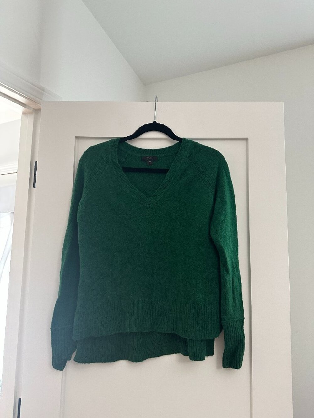 J. Crew V-Neck Sweater in Yarn Size XS